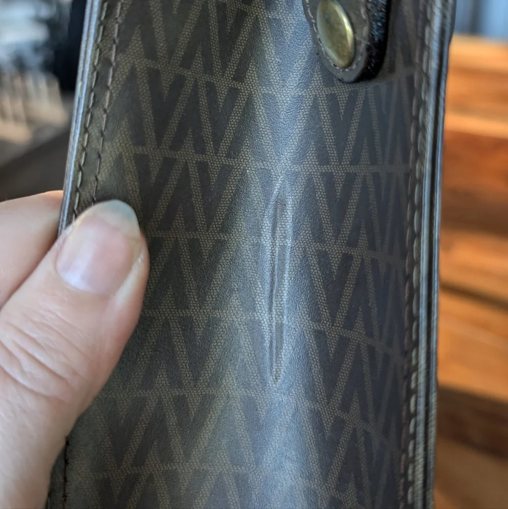 Brown MARIO VALENTINO Vintage Clutch - Picture 5 of 12